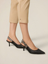 Woven slingback pumps image number 0