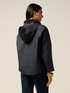 Short cotton parka with hood image number 1