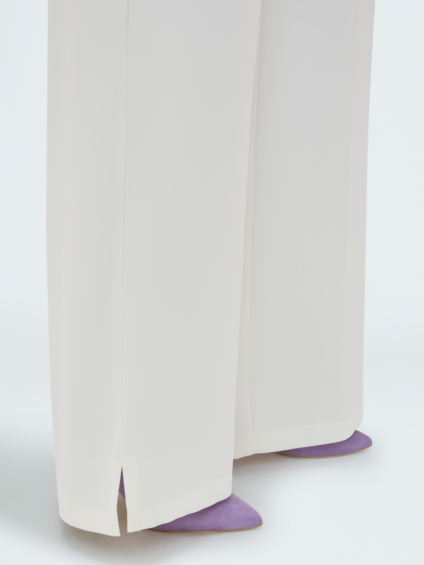 Wide Leg Trousers in Fluid Fabric image number 3