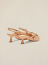 Slingback pumps with woven texture image number 3