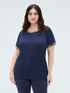 T-Shirt aus Jersey mit Perlen image number 2