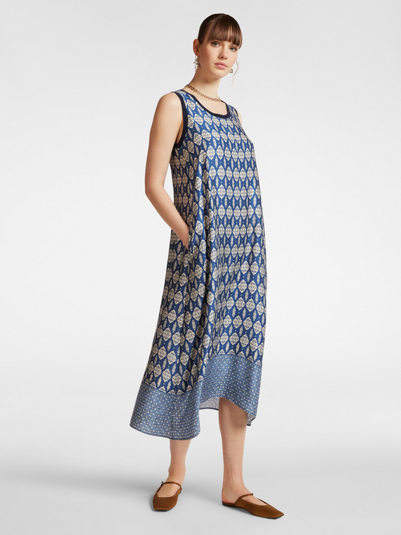 Kleid mit Ethno-Druck