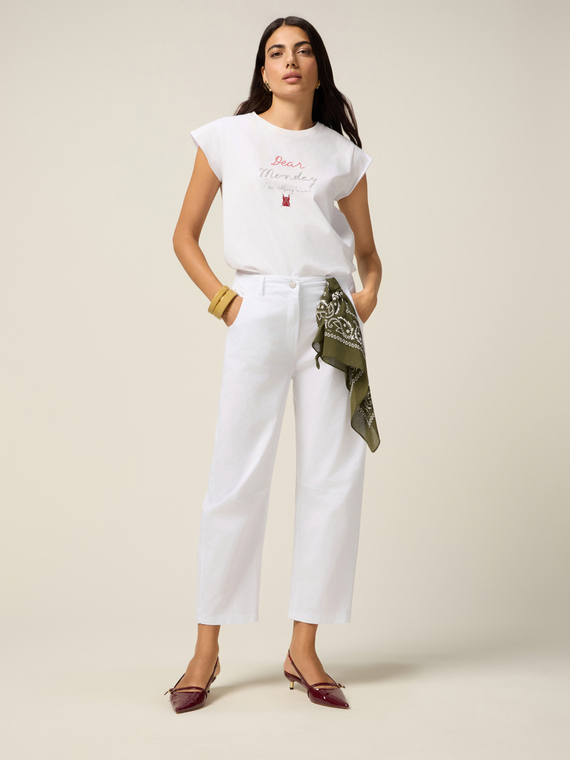 Barrel pants with bandana