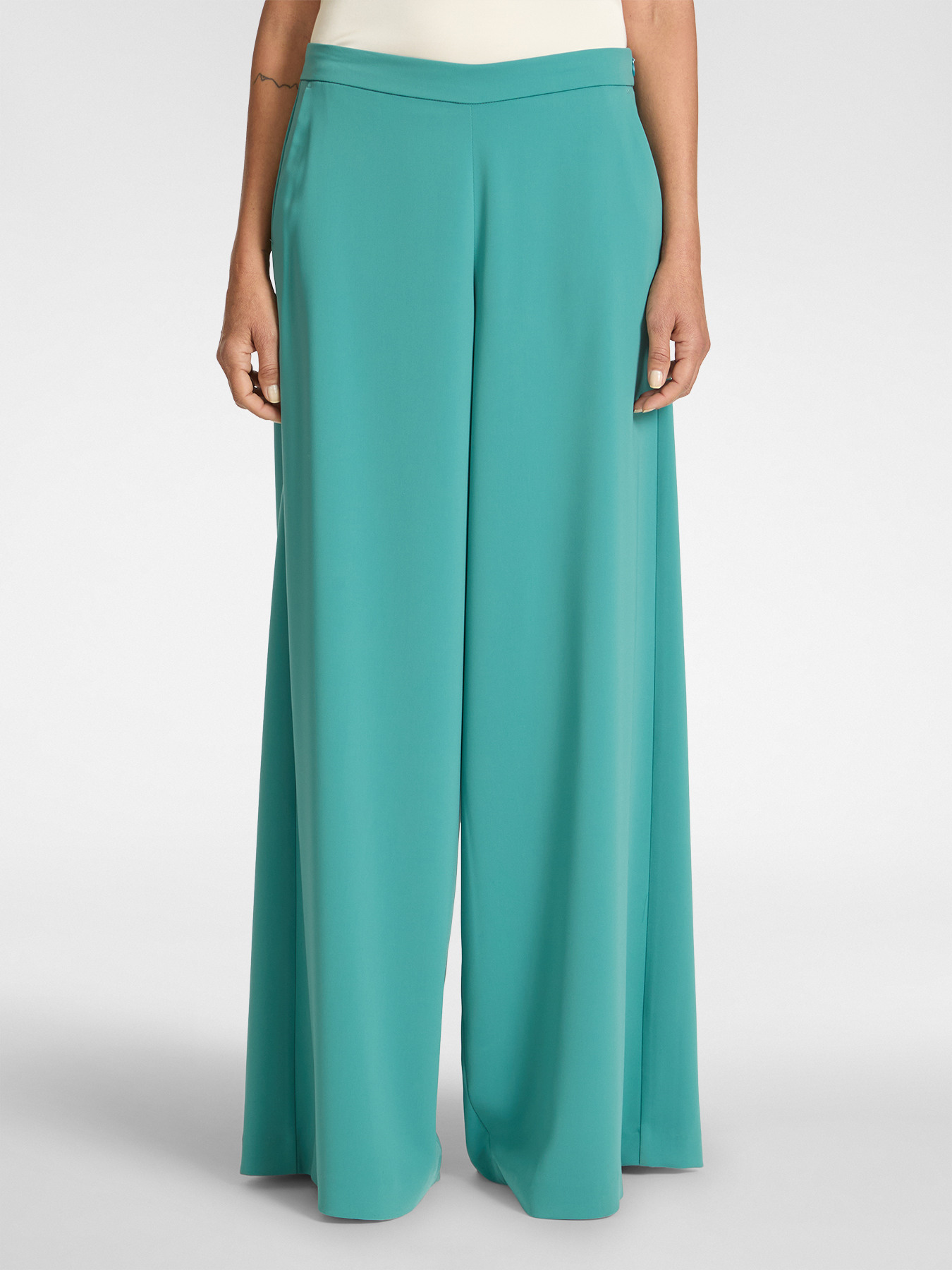 Pantaloni palazzo in cady image number 7