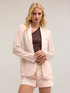 Deconstructed georgette jacket image number 0