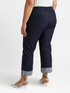 Cropped jeans with micro studs image number 1
