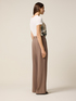 Palazzo pants in viscose blend fabric image number 1