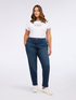 Stonewashed effect balloon jeans image number 4