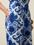 Pantalon palazzo en coton à motifs image number 2