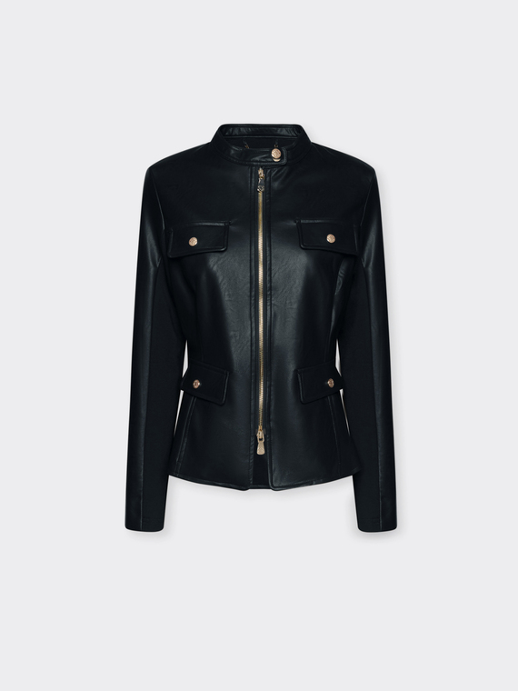 Veste de motard avec poches