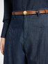 Cintura Monogram  reversibile in pelle image number 4