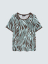 Zebra print T-shirt image number 4