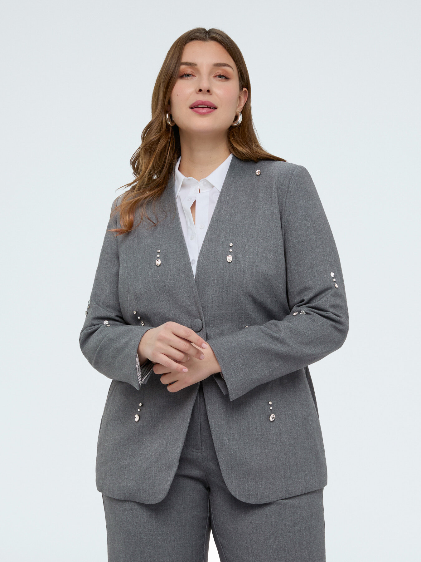 Blazer con dettagli brillanti image number 5