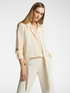Silk shirt with sash image number 0