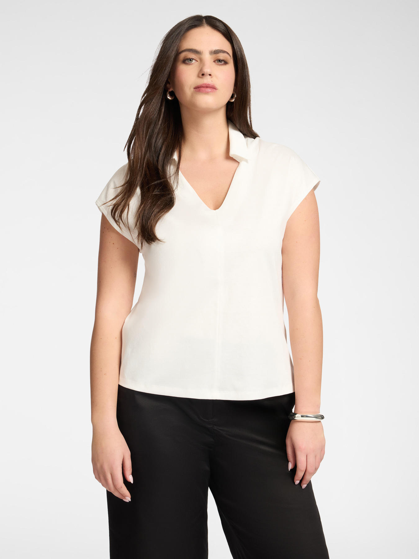 T-Shirt mit Kragen image number 0