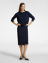Straight skirt in Milano stitch image number 0