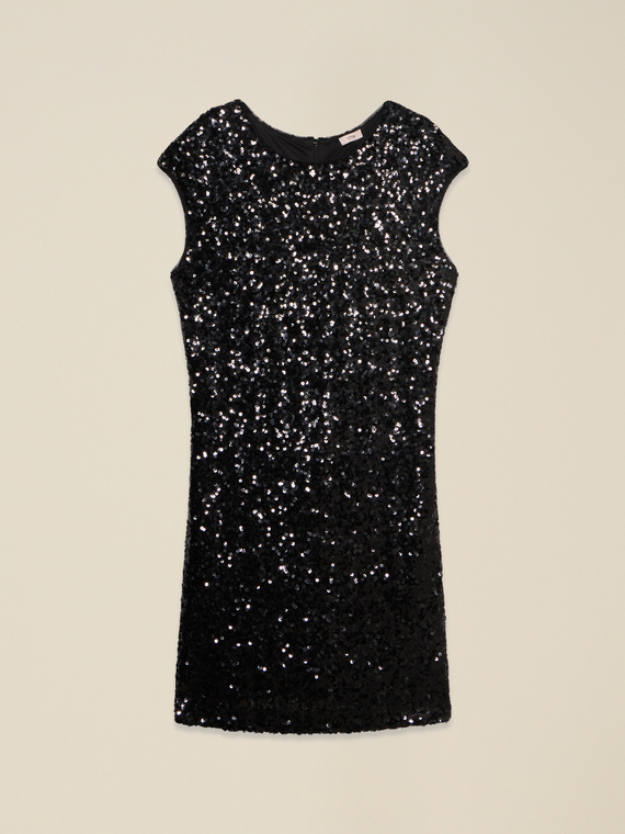 Vestito tubino full paillettes