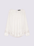 Satinbluse mit funkelnden Glitzersteinen besetzt image number 4
