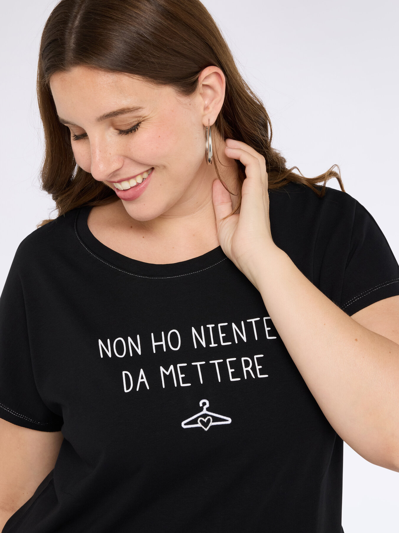 Jersey T-shirt with funny slogan image number 3