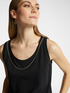 Top with rhinestone chain image number 3