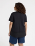 T-shirt boxy in due tessuti image number 3
