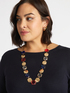 Collar con cristales de colores image number 2