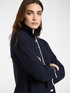 Viscose blend cardigan with striped details image number 3