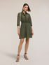 Shirtdress in lyocell blend crepe image number 0