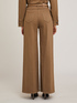Pantaloni wide in drill di cotone image number 1