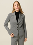 Blazer pied-de-poule en jersey milano image number 0