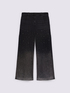 Jeans wide leg con punti luce effetto degradé image number 5