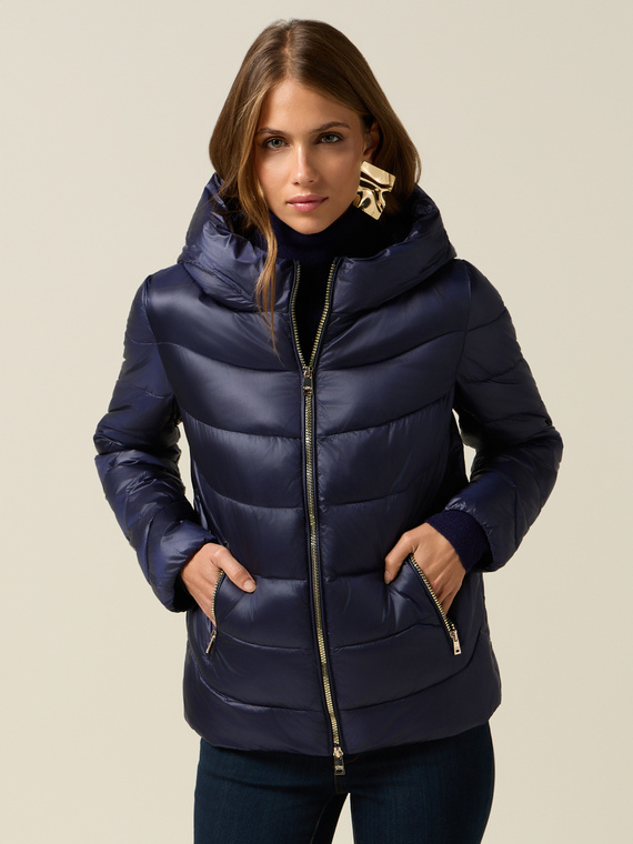 Puffy bag down jacket