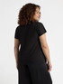 T-shirt with embroidered lettering image number 1