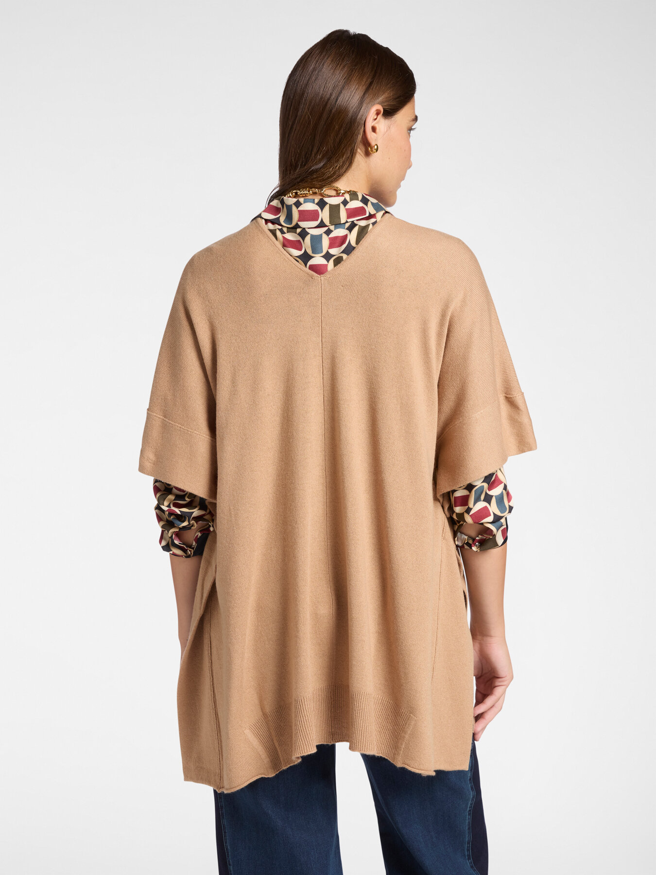 Cashmere blend cape image number 1