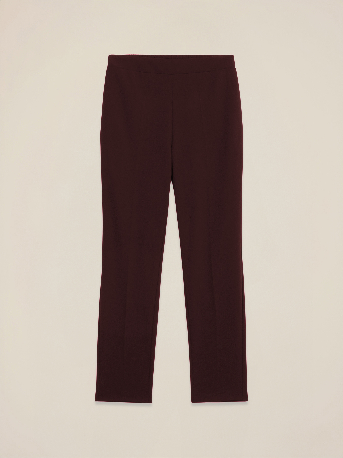 Pantaloni regular in tessuto cr&ecirc;pe image number 4