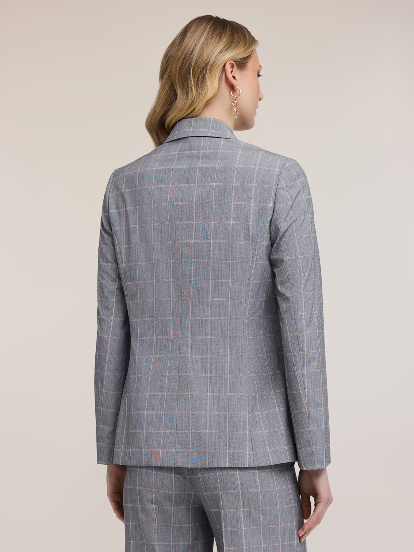 Prince of Wales check blazer jacket image number 1