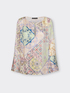 Blusa con stampa bandana image number 4