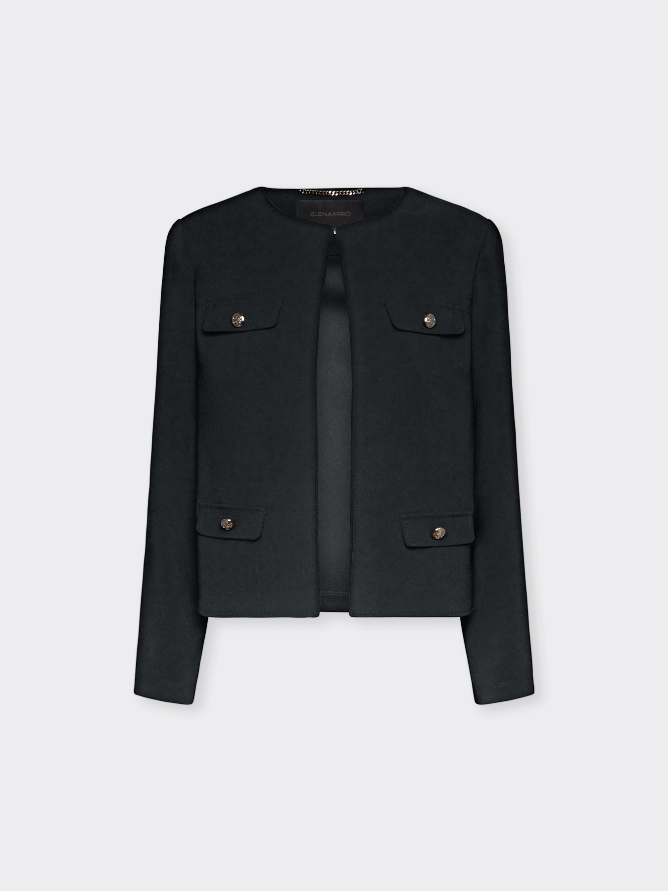 Veste courte à col ras du cou image number 4