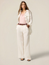 100% linen palazzo pants image number 0