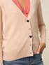 V-neck cardigan in viscose blend image number 2