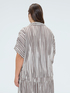 Blusa a righe in viscosa image number 1
