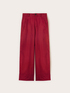 Pantaloni cropped din twill de bumbac image number 4