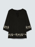 Bluse mit Blumenstickereien image number 4