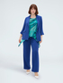 Top de georgette con estampado image number 4