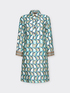 Printed chemisier dress image number 4