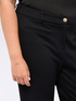 Cropped-Hose aus Punto Milano image number 3