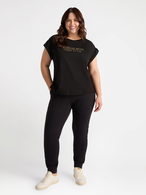 T-Shirt mit Schriftzug