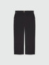 Gerade geschnittene Hose aus leichtem Popeline image number 4