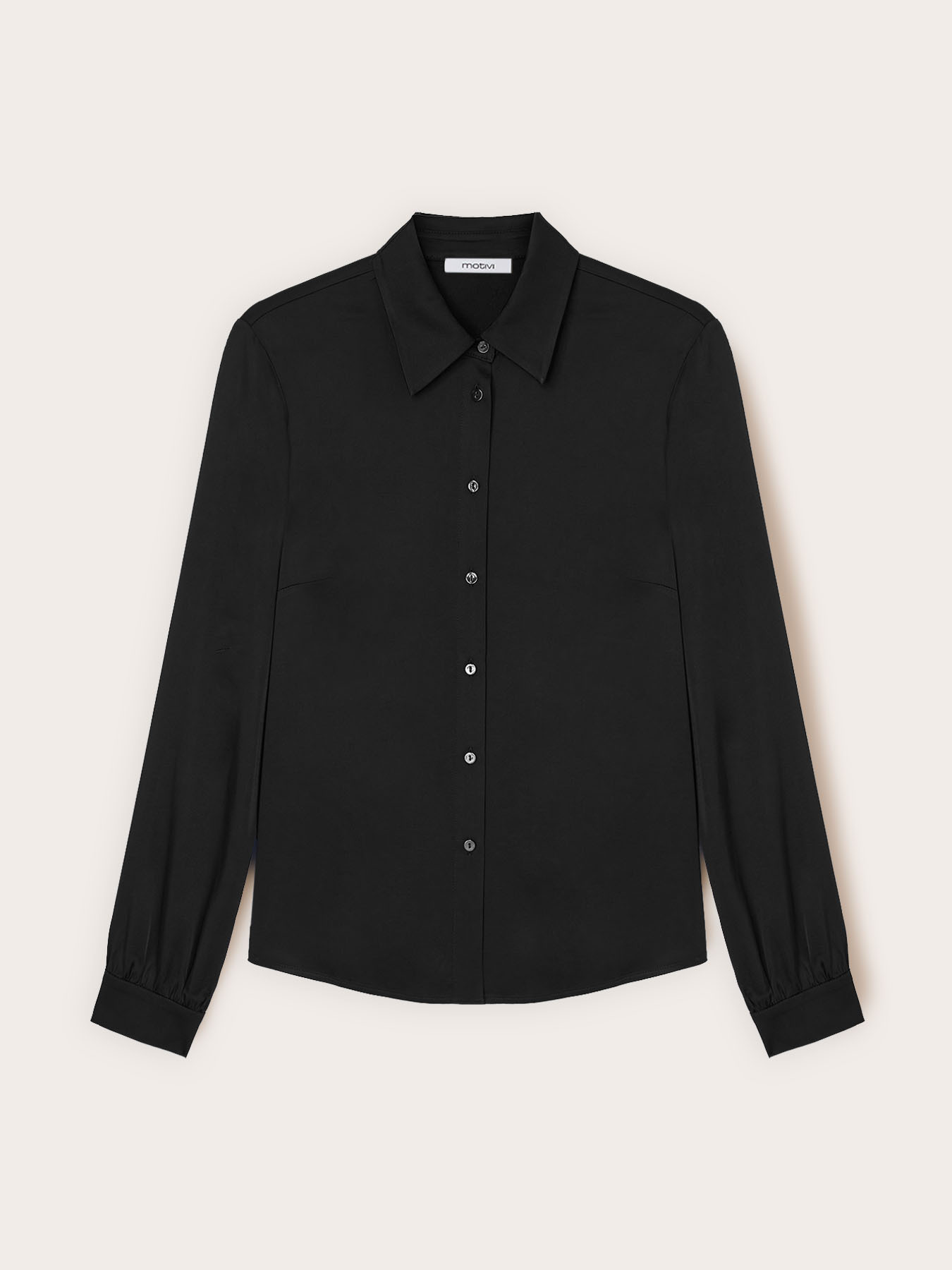 Viscose satin shirt image number 3