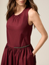 Midi flare dress in poplin image number 2